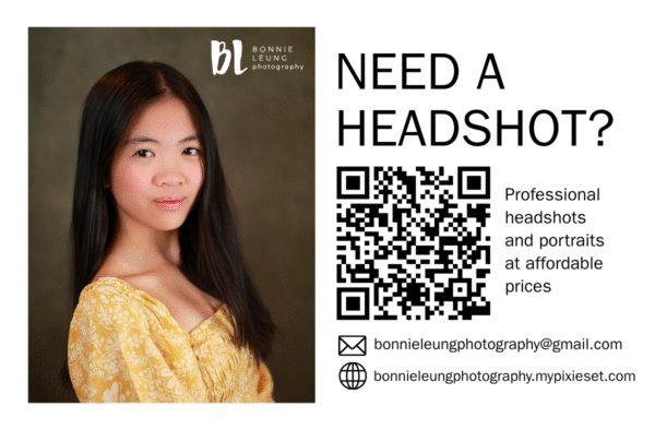 Bonnie Leung Photography Headshot Ad